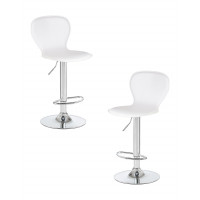 Набор 2 шт Стул барный DOBRIN ELISA (белый)
