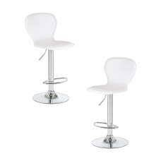 Набор 2 шт Стул барный DOBRIN ELISA (белый)