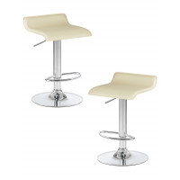 Набор 2 шт Стул барный DOBRIN TOMMY (кремовый)