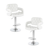 Набор 2 шт Стул барный DOBRIN TIESTO (белый)