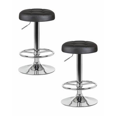 Набор 2 шт Табурет барный DOBRIN BRUNO (чёрный) - купить в Екатеринбурге, в наличии