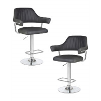 Набор 2 шт Стул барный DOBRIN CHARLY (серый)