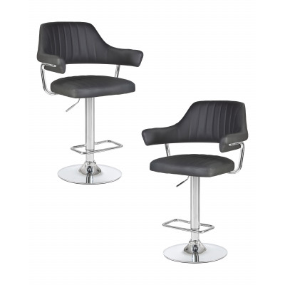 Набор 2 шт Стул барный DOBRIN CHARLY (серый)