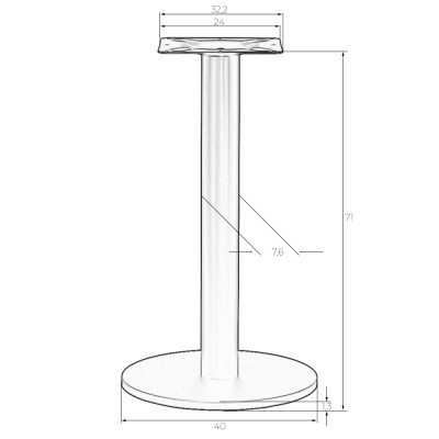 Подстолье обеденное DOBRIN ISABELLA - купить в Екатеринбурге, в наличии