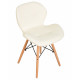 Стул обеденный DOBRIN BUTTERFLY (ножки светлый бук, цвет сиденья кремовый)