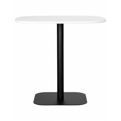 Стол обеденный DOBRIN OTIS (белая столешница, черное основание) - купить в Екатеринбурге, в наличии