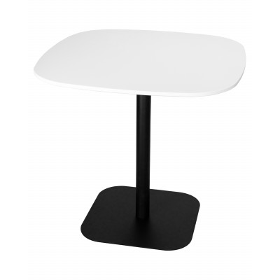 Стол обеденный DOBRIN OTIS (белая столешница, черное основание) - купить в Екатеринбурге, в наличии