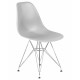 Набор 4 шт Стул обеденный DOBRIN DSR (ножки хром, цвет светло-серый (GR-01))