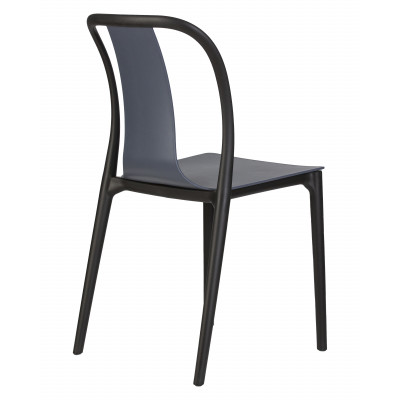 Набор 4 шт Стул обеденный DOBRIN ADAM (черный/серо-голубой) - купить в Екатеринбурге, в наличии