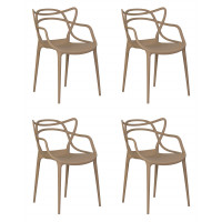 Набор 4 шт Стул обеденный DOBRIN MASTERS (бежевый (GR-03))