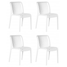 Набор 4 шт Стул обеденный DOBRIN WALTER (белый)