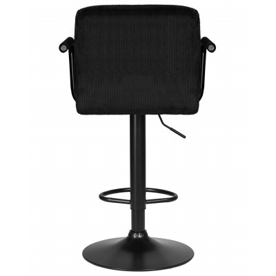 Стул барный DOBRIN KRUGER ARM BLACK (черный вельвет (LAR-E2041-52)) - купить в Екатеринбурге, в наличии