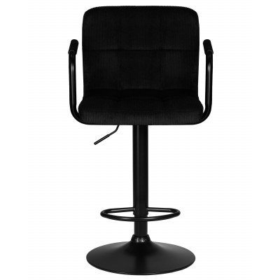 Стул барный DOBRIN KRUGER ARM BLACK (черный вельвет (LAR-E2041-52)) - купить в Екатеринбурге, в наличии