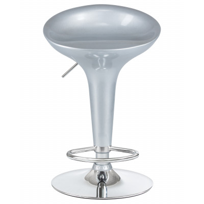 Набор 2 шт Стул барный DOBRIN BOMBA (серебряный металлик) - купить в Екатеринбурге, в наличии