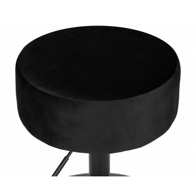 Пуф DOBRIN DANNY BLACK (черный велюр (MJ9-101)) - купить в Екатеринбурге, в наличии