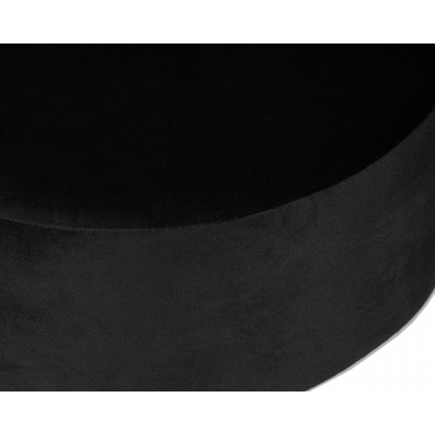 Пуф DOBRIN DANNY BLACK (черный велюр (MJ9-101)) - купить в Екатеринбурге, в наличии