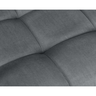 Набор 2 шт Стул барный DOBRIN KRUGER ARM BLACK (серый велюр (MJ9-75)) - купить в Екатеринбурге, в наличии