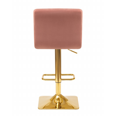 Стул барный DOBRIN GOLDIE (пудрово-розовый велюр (MJ9-32))