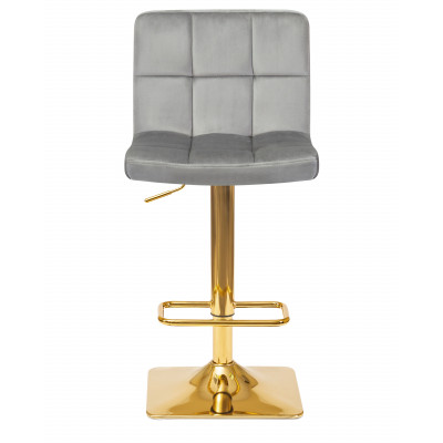 Набор 2 шт Стул барный DOBRIN GOLDIE (серый велюр (MJ9-75))