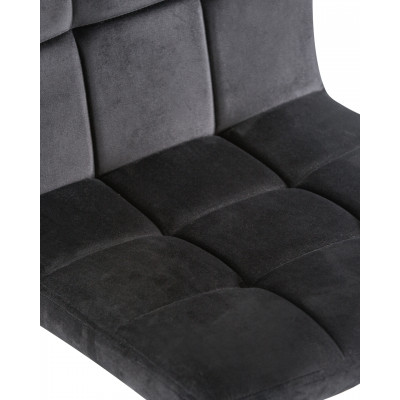 Набор 2 шт Стул барный DOBRIN DOMINIC (черный велюр (MJ9-101))