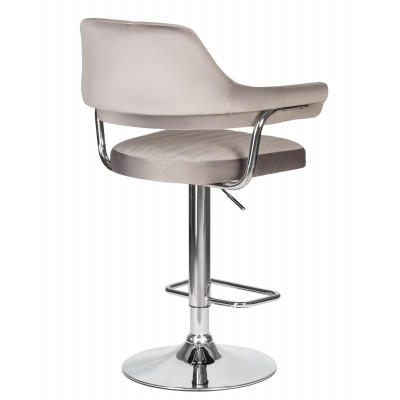 Набор 2 шт Стул барный DOBRIN CHARLY (серый велюр (MJ9-75))