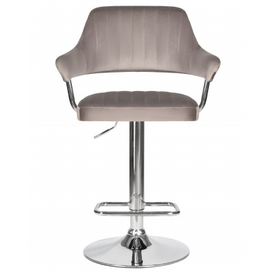 Набор 2 шт Стул барный DOBRIN CHARLY (серый велюр (MJ9-75))