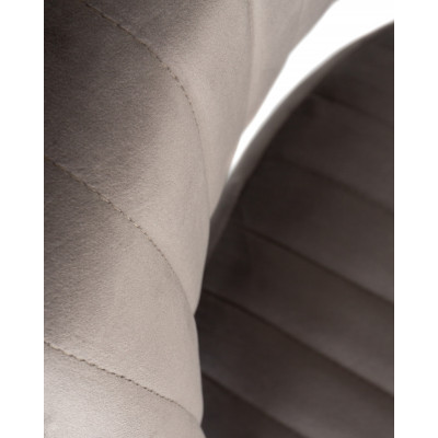 Набор 2 шт Стул барный DOBRIN CHARLY (серый велюр (MJ9-75))