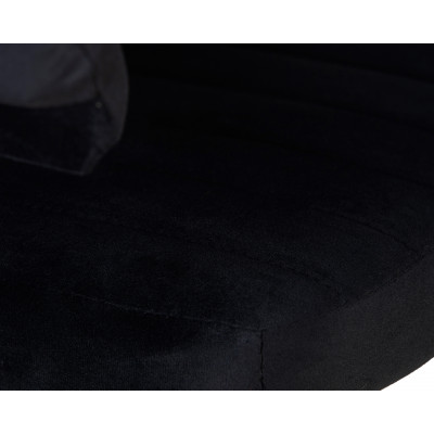 Набор 2 шт Стул барный DOBRIN CHARLY GOLD (черный велюр (MJ9-101))