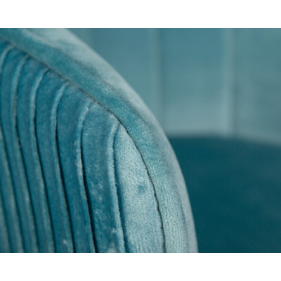 Стул барный DOBRIN DARCY (морской волны велюр (1922-7))