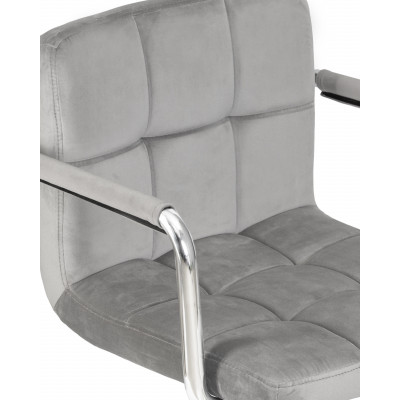 Офисное кресло для персонала DOBRIN TERRY (серый велюр (MJ9-75)) - купить в Екатеринбурге, в наличии