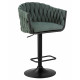 Набор 2 шт Стул барный DOBRIN LEON (зеленая ткань (LAR 275-23)) - купить в Екатеринбурге, в наличии