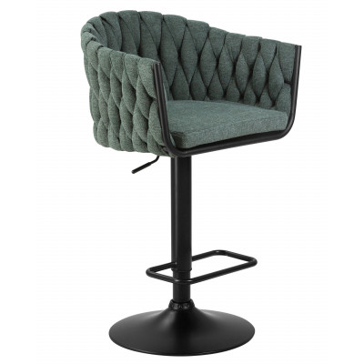 Набор 2 шт Стул барный DOBRIN LEON (зеленая ткань (LAR 275-23)) - купить в Екатеринбурге, в наличии