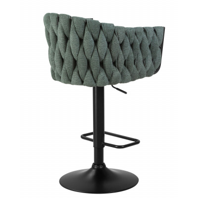 Набор 2 шт Стул барный DOBRIN LEON (зеленая ткань (LAR 275-23)) - купить в Екатеринбурге, в наличии