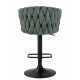 Набор 2 шт Стул барный DOBRIN LEON (зеленая ткань (LAR 275-23)) - купить в Екатеринбурге, в наличии