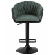 Набор 2 шт Стул барный DOBRIN LEON (зеленая ткань (LAR 275-23)) - купить в Екатеринбурге, в наличии