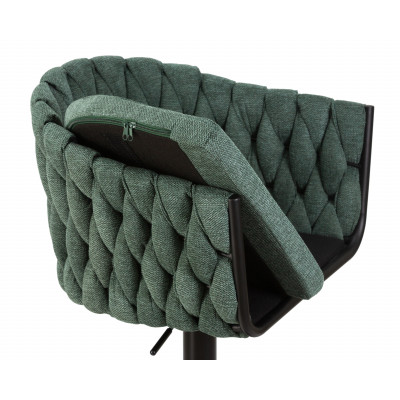 Набор 2 шт Стул барный DOBRIN LEON (зеленая ткань (LAR 275-23)) - купить в Екатеринбурге, в наличии