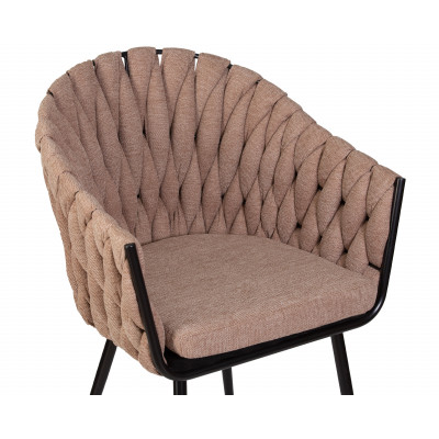 Набор 2 шт Стул обеденный DOBRIN MATILDA (коричневая ткань (LAR 275-3)) - купить в Екатеринбурге, в наличии