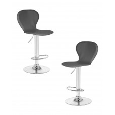 Набор 2 шт Стул барный DOBRIN ELISA (серый)