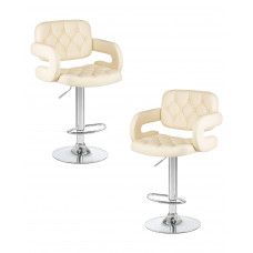 Набор 2 шт Стул барный DOBRIN TIESTO (кремовый)