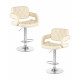 Набор 2 шт Стул барный DOBRIN TIESTO (кремовый)