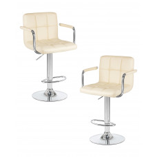Набор 2 шт Стул барный DOBRIN KRUGER ARM (кремовый)