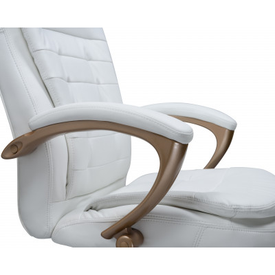 Офисное кресло для руководителей DOBRIN DONALD (белый) - купить в Екатеринбурге, в наличии