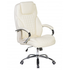 Офисное кресло для руководителей DOBRIN CHESTER (кремовый)