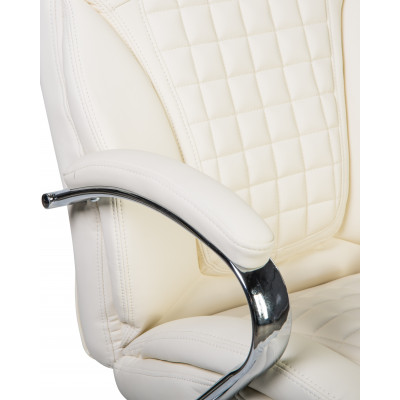 Офисное кресло для руководителей DOBRIN CHESTER (кремовый) - купить в Екатеринбурге, в наличии
