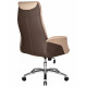 Офисное кресло для руководителей DOBRIN LEONARD (коричнево-бежевый) - купить в Екатеринбурге, в наличии