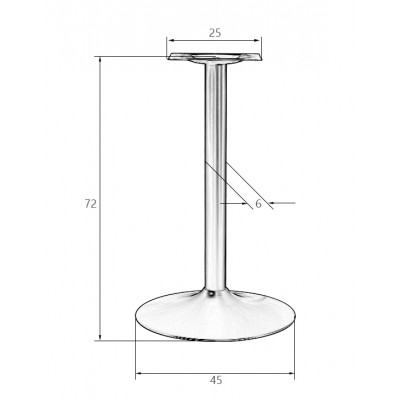 Подстолье обеденное DOBRIN ALAN BLACK - купить в Екатеринбурге, в наличии