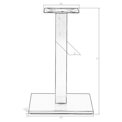 Подстолье обеденное DOBRIN DEBRA - купить в Екатеринбурге, в наличии