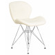 Стул обеденный DOBRIN BUTTERFLY CHROME (ножки хром, цвет кремовый) - купить в Екатеринбурге, в наличии