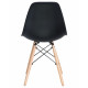 Набор 4 шт Стул обеденный DOBRIN DSW (ножки светлый бук, цвет чёрный (B-03)) - купить в Екатеринбурге, в наличии