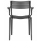 Набор 4 шт Стул обеденный DOBRIN TIM ARM (темно-серый (GR-04))